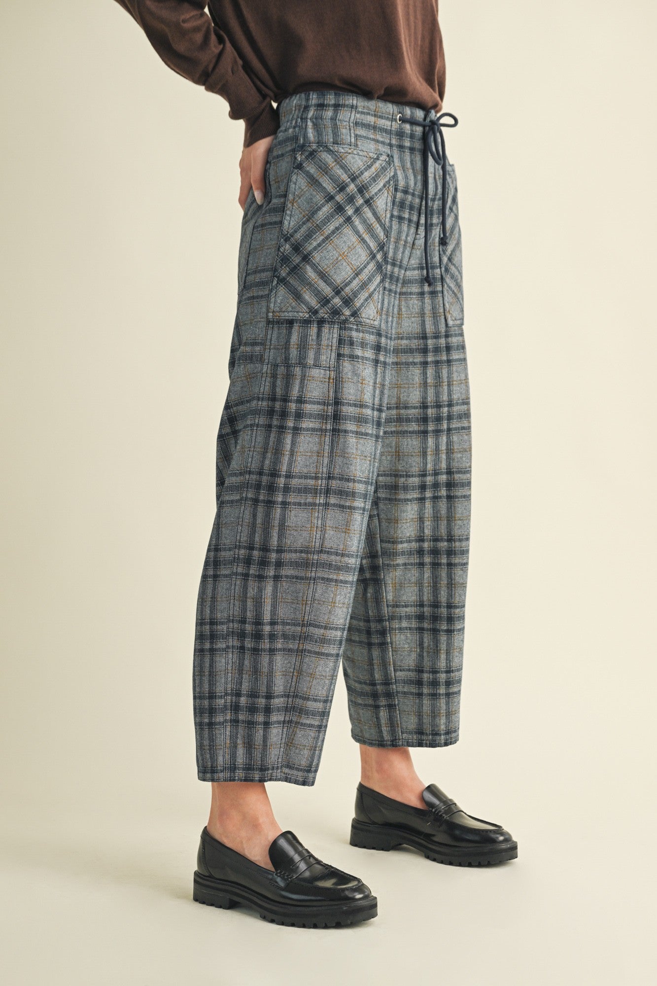 Aubrie Plaid Pant