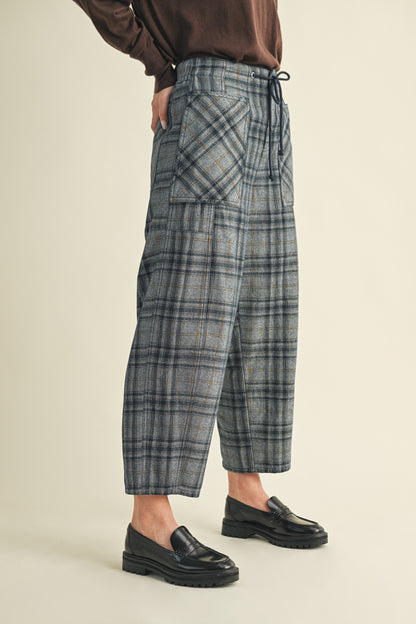 Aubrie Plaid Pant