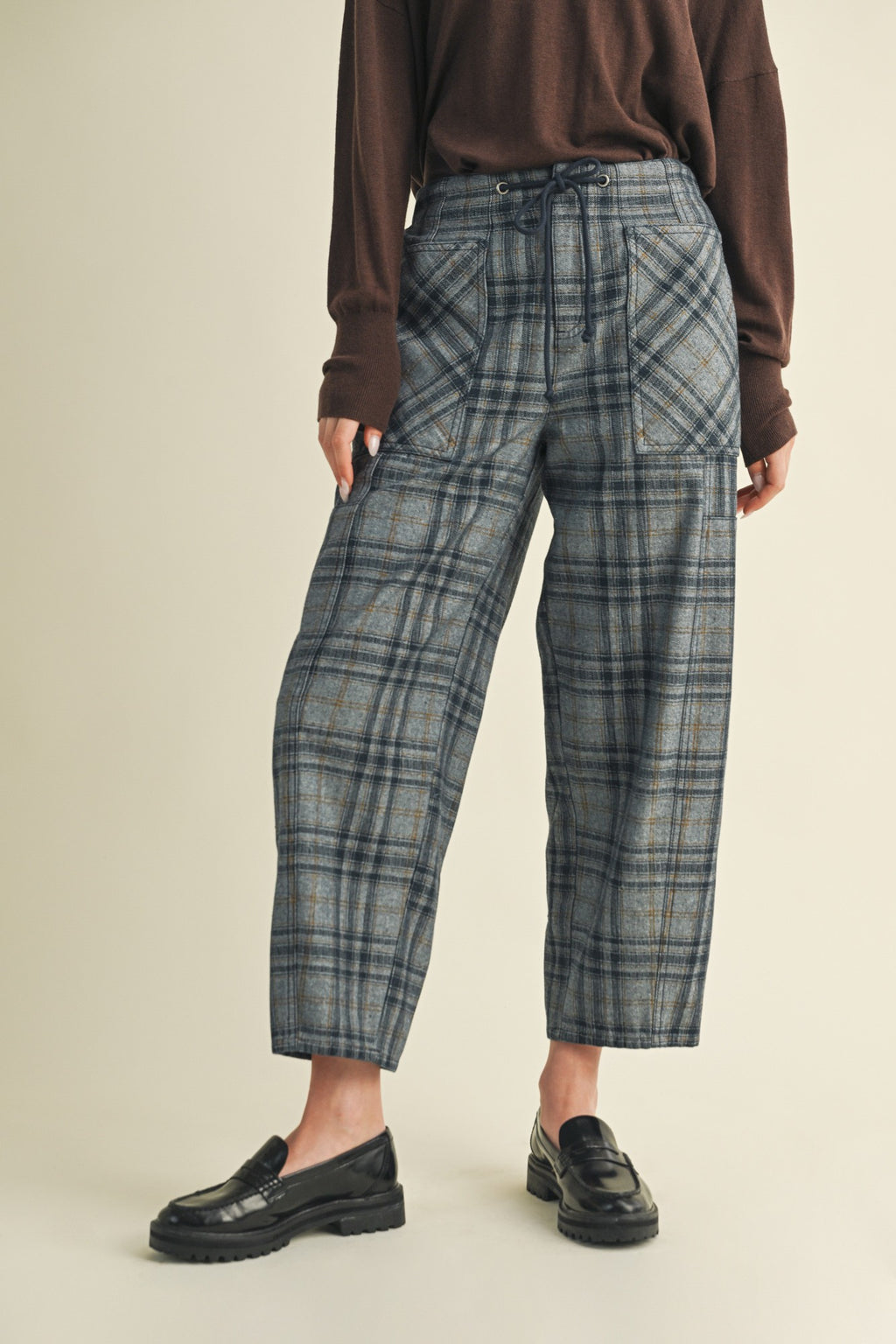 Aubrie Plaid Pant