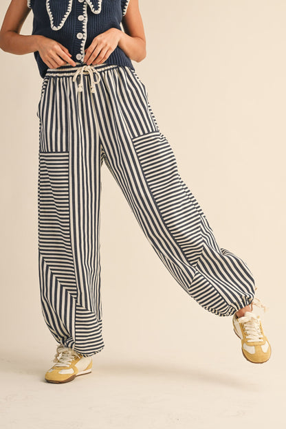 Parachute Pants- Dark Blue