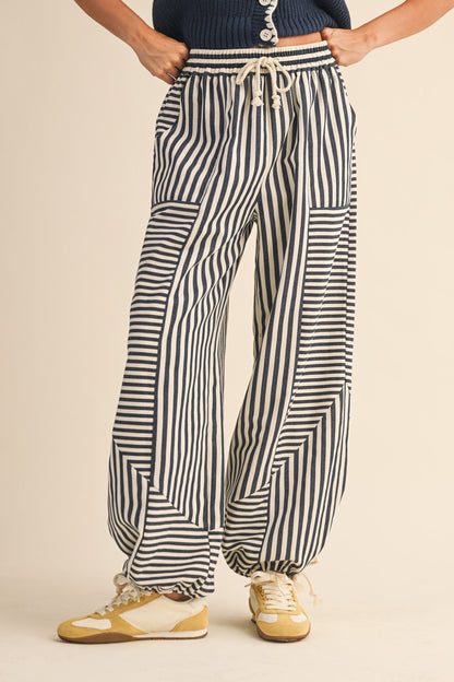 Parachute Pants- Dark Blue