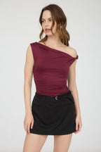Luna Top- Burgundy