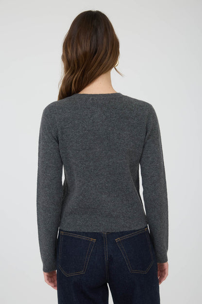 Kelly Cardigan- Charcoal