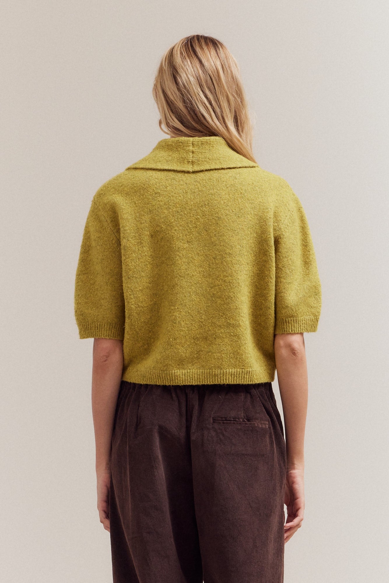 Kit Sweater Top- Citron