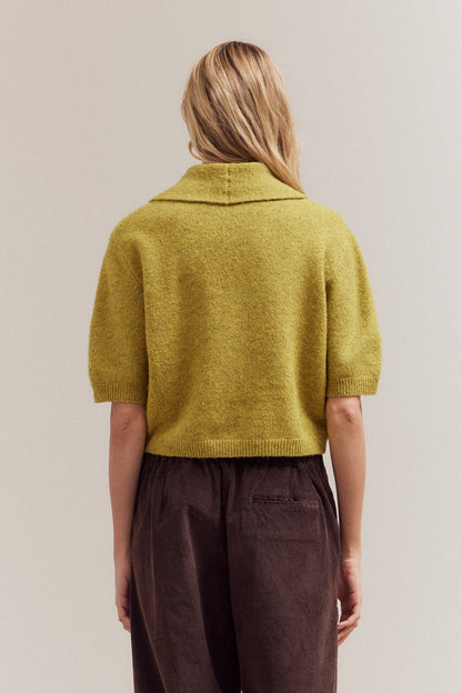 Kit Sweater Top- Citron