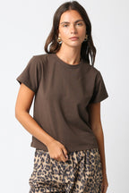 Maia T Shirt- Brown