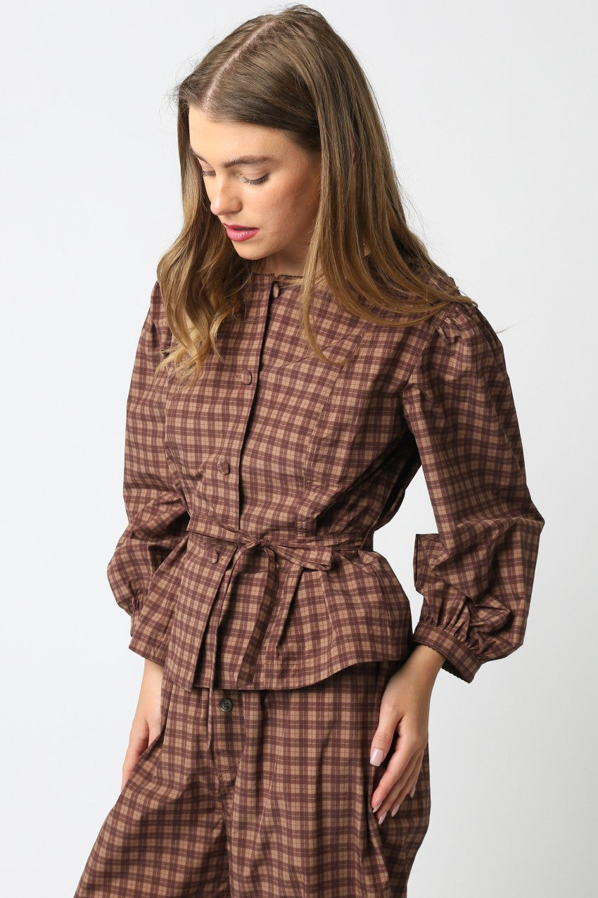 Belen Gingham Top