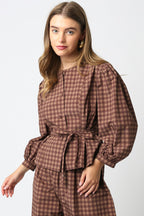 Belen Gingham Top