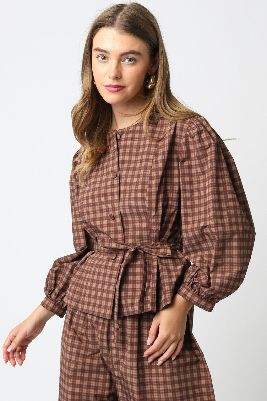 Belen Gingham Top