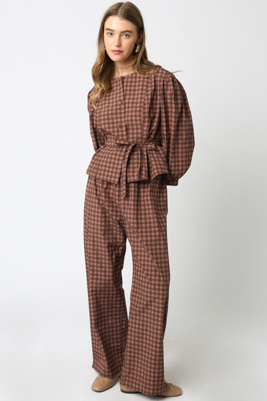 Belen Gingham Top