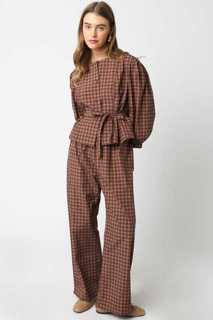 Belen Gingham Top