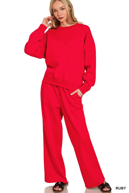Zella Lounge Set- Ruby