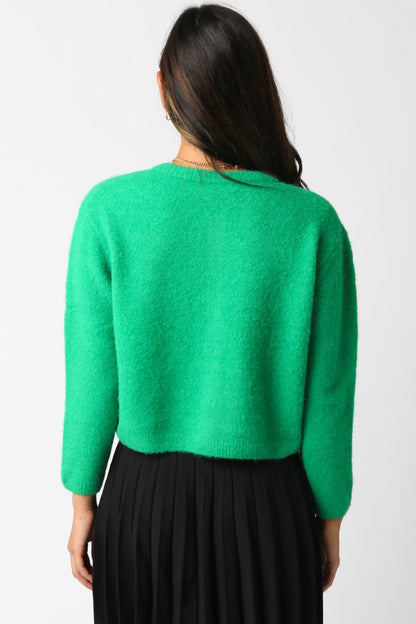 Lucy Button Top- Green
