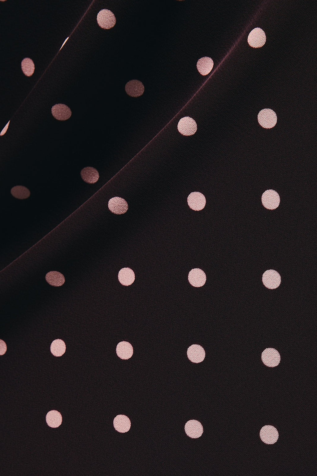 Windy Polka Dot Skirt- Wine/Blush
