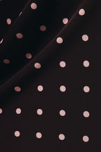 Windy Polka Dot Skirt- Wine/Blush