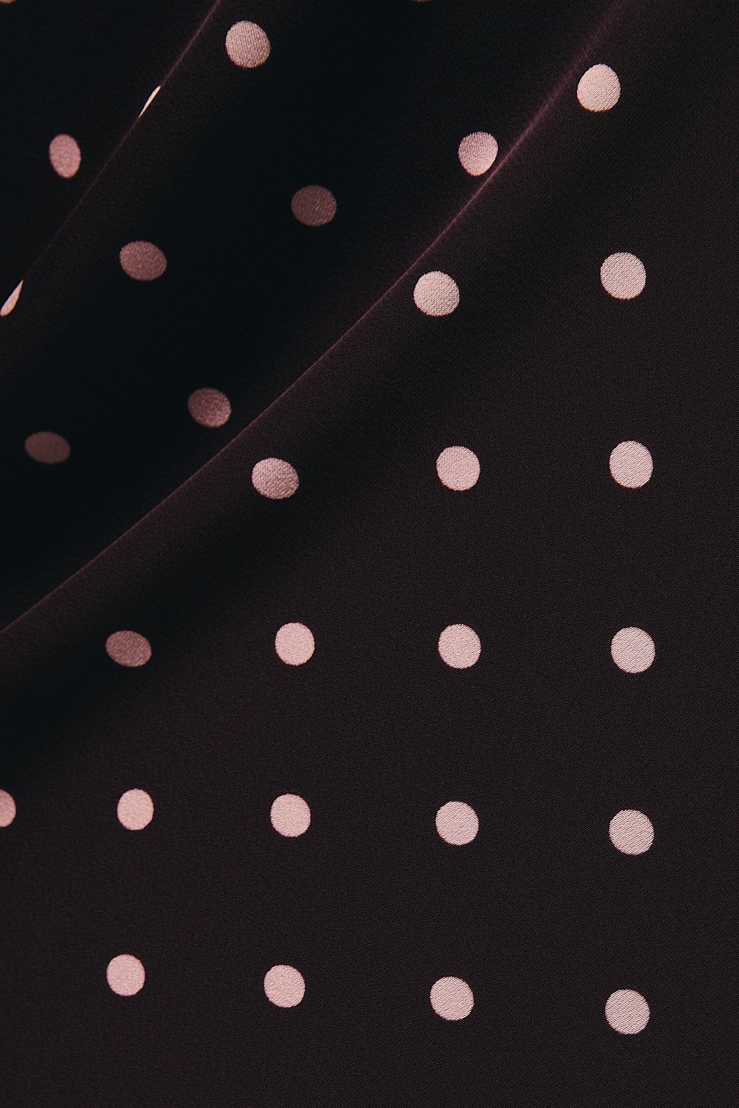 Windy Polka Dot Skirt- Wine/Blush