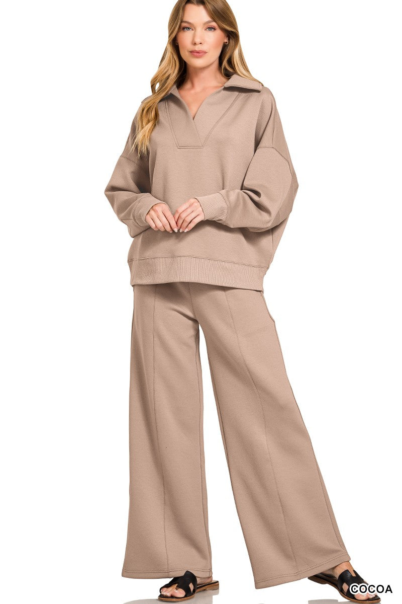Tessa Lounge Set- Cocoa