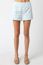 Kenny Stripe Set- Blue/White