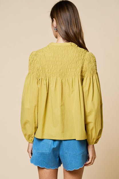 Madeline Top- Pistachio