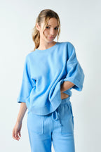 Malibu Lounge Set- Denim Drift