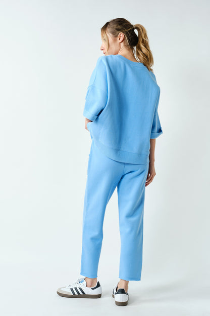 Malibu Lounge Set- Denim Drift