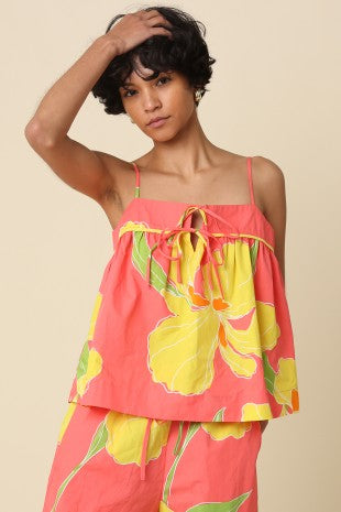 Laci Floral Set- Coral