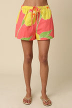 Laci Floral Set- Coral