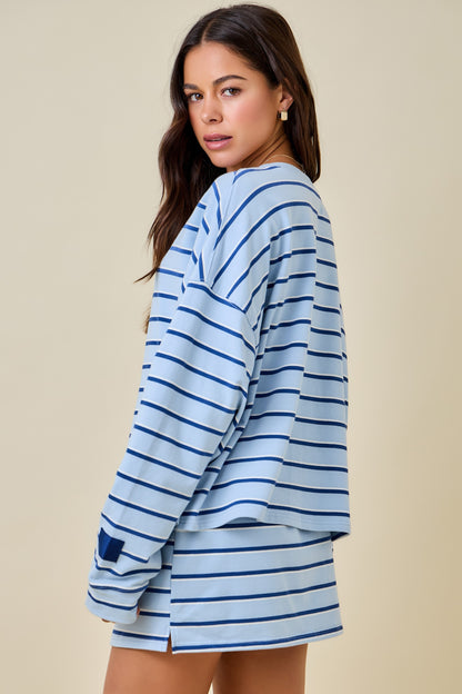 The Harbor Set- Baby Blue/Navy