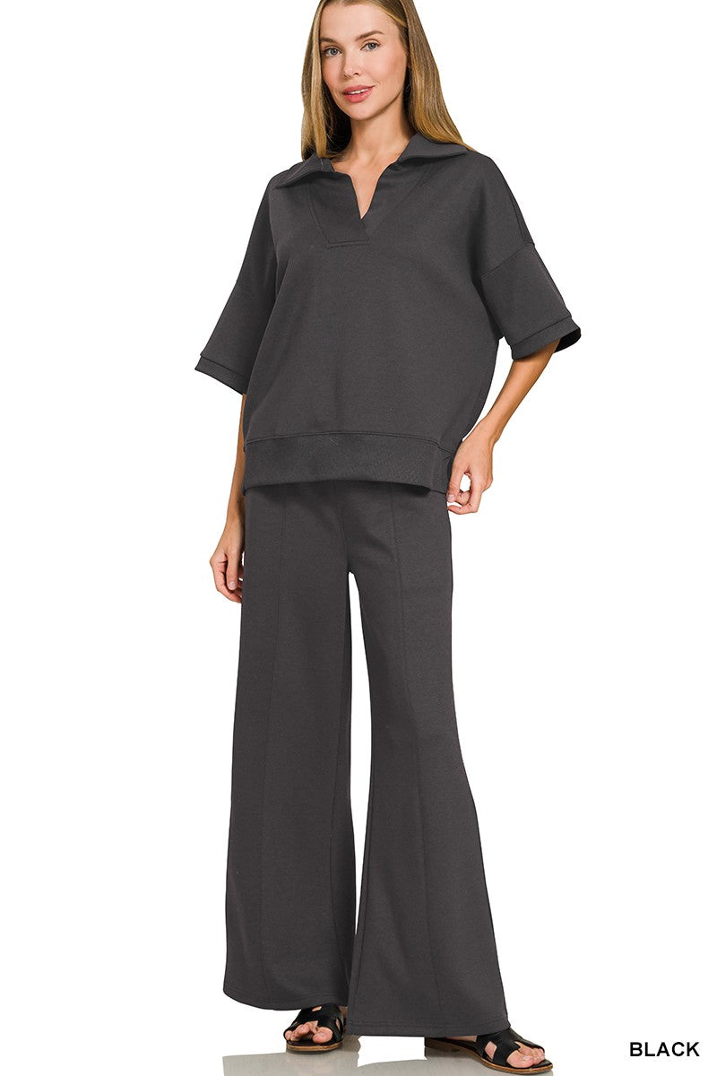 Scuba Collared Set- Black