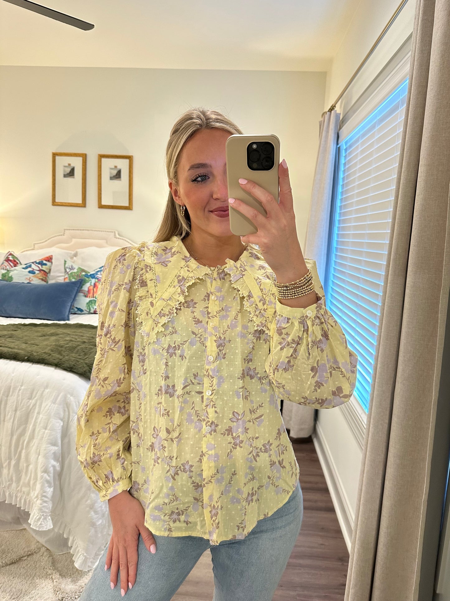 Brynn Top- Yellow