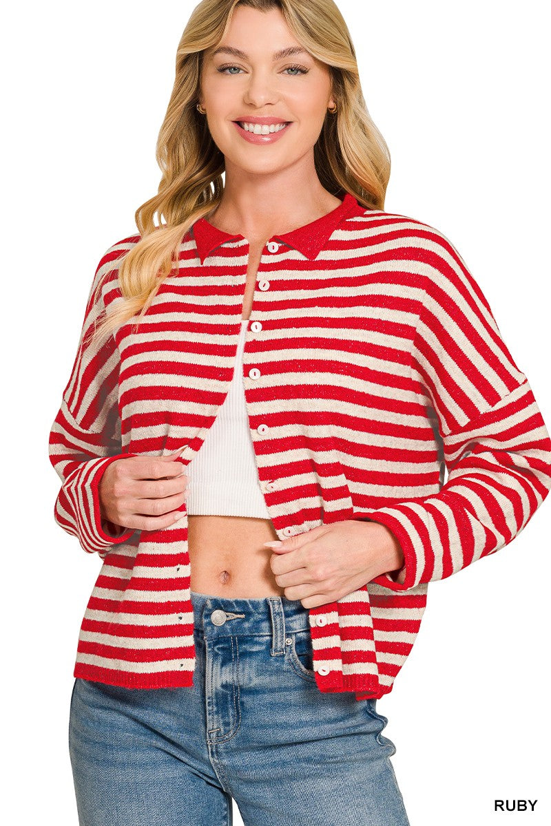 Ruby Stripe Cardigan