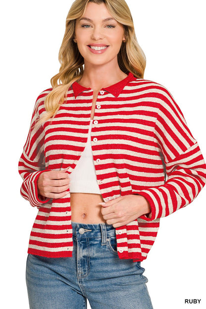 Ruby Stripe Cardigan