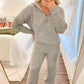 Grey Waffle Knit Set