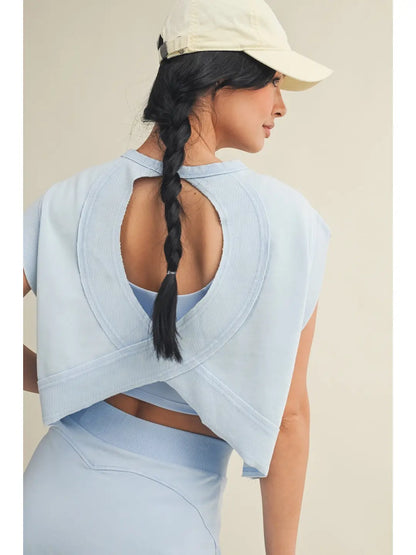 Kimber Shorts Set- Blue