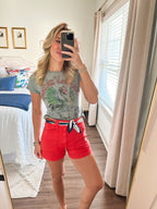 Valley Girl HR Shorts- Cherry