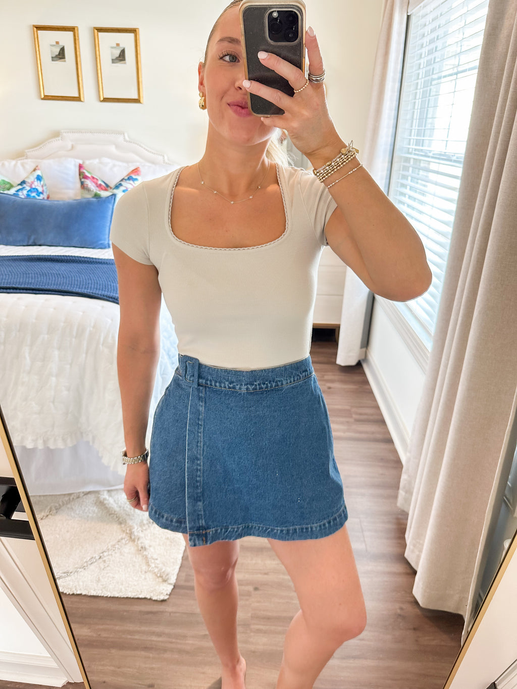 Lizzy Denim Skort