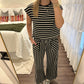 Mae Stripe Pants Set