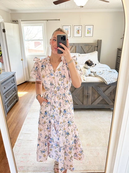 Nia Dress- Coral