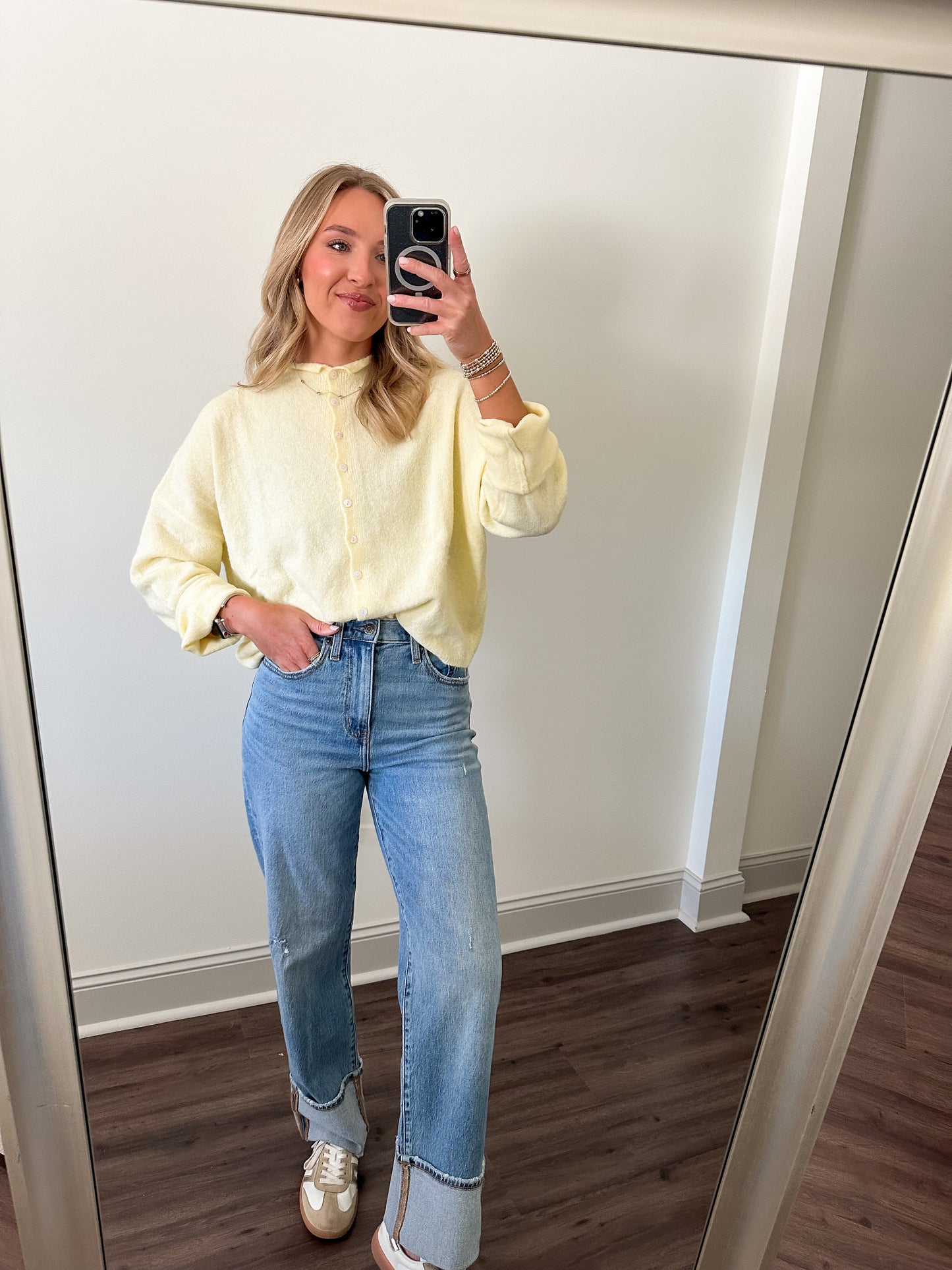 Piper Cardigan- Butter Yellow