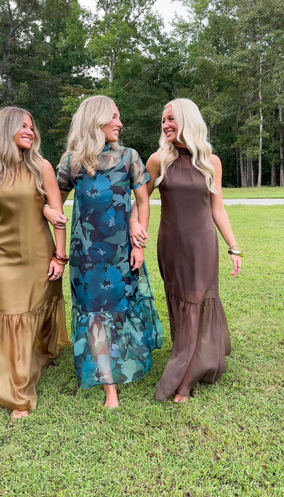 The Simone Dress- Green