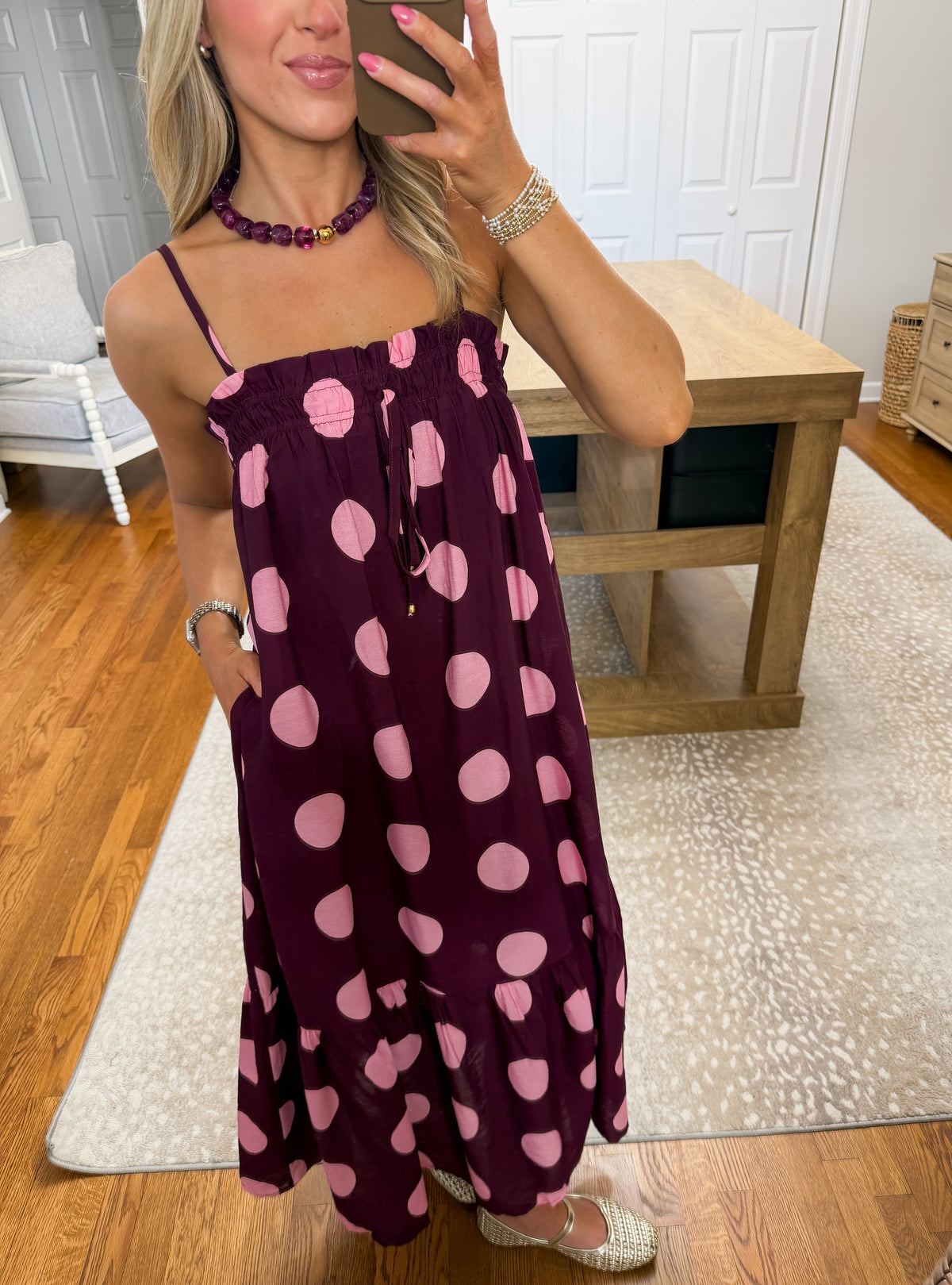 Plum Muse Midi Dress