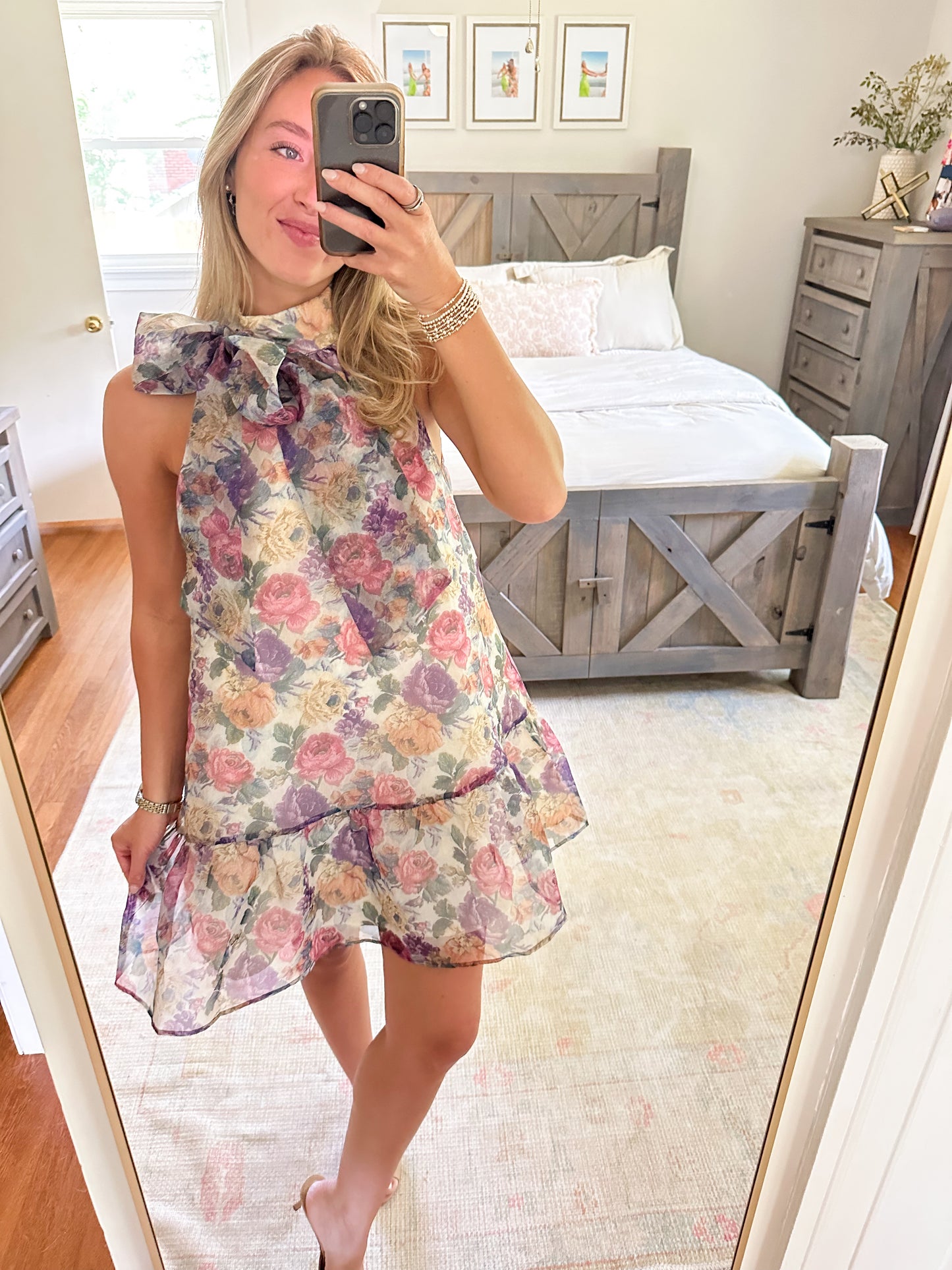 Harlow Bow Mini Dress