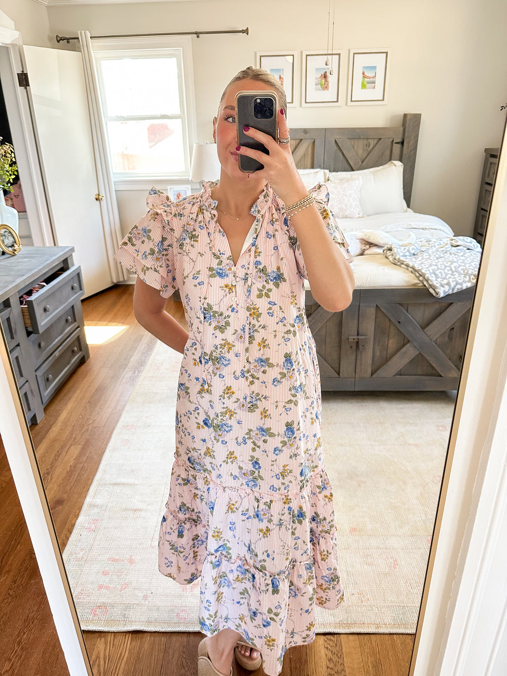 Nia Dress- Coral