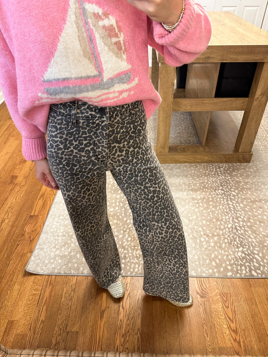 Avery Leopard Pants