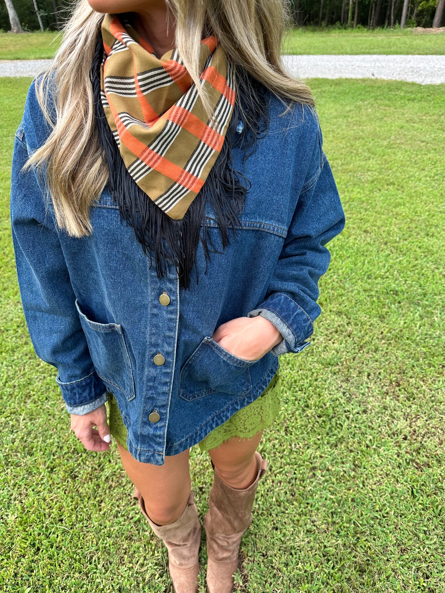 Deja Denim Jacket- Dark Denim