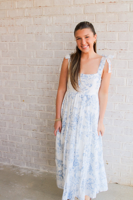 Lilian Dress- Blue