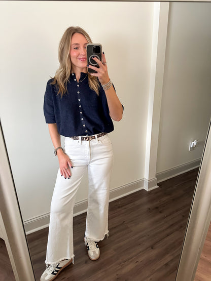 Kinzie Cardigan- Navy