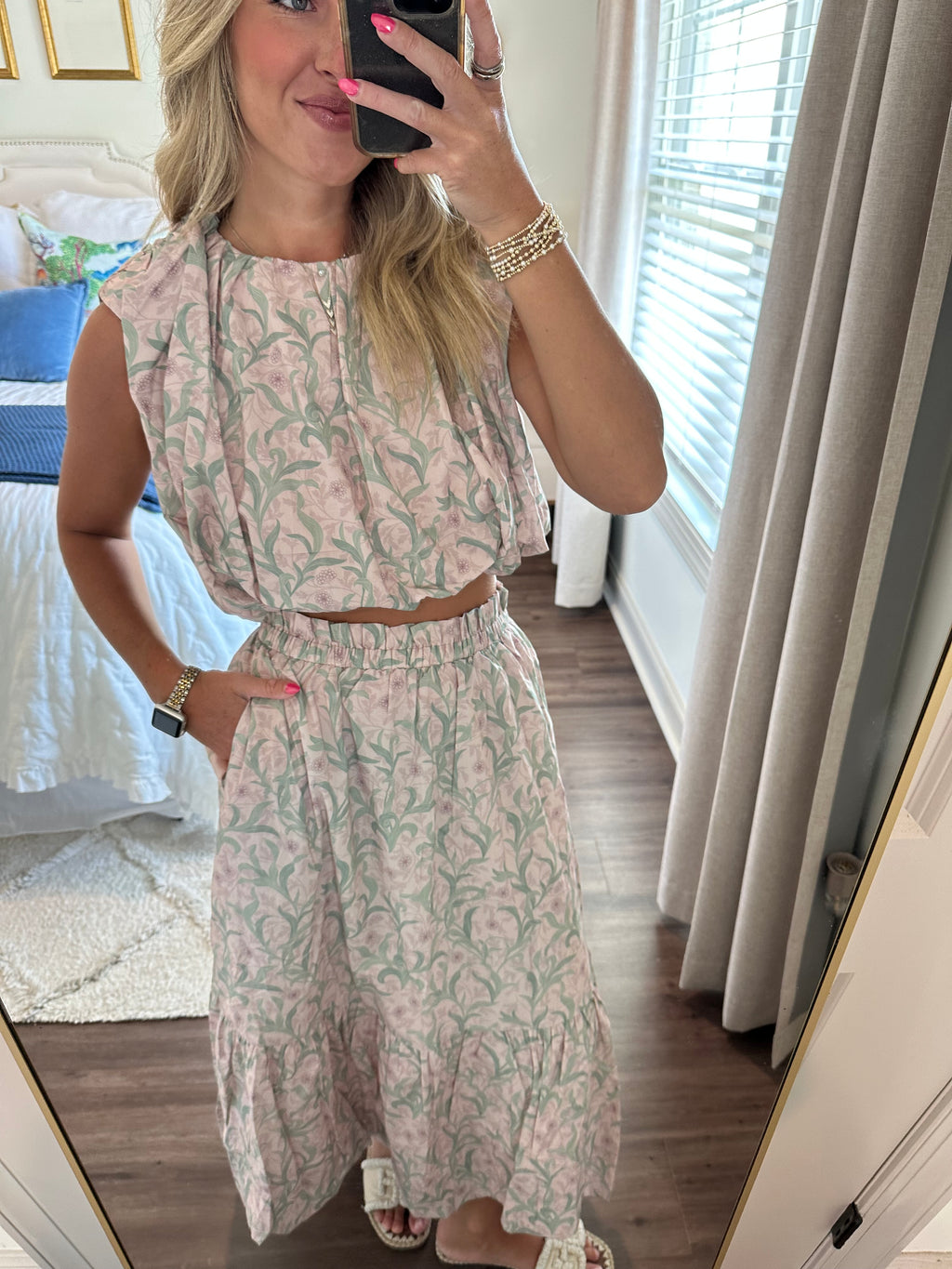 Veda Floral Set- Pink