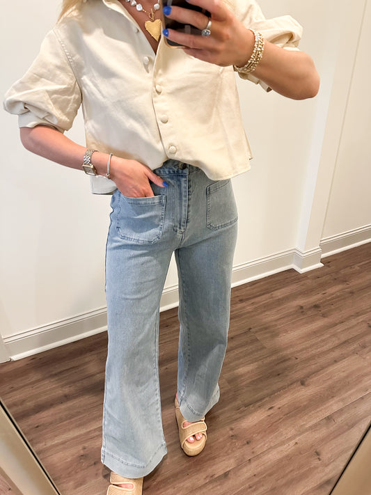 Everyday Denim Pants- Light
