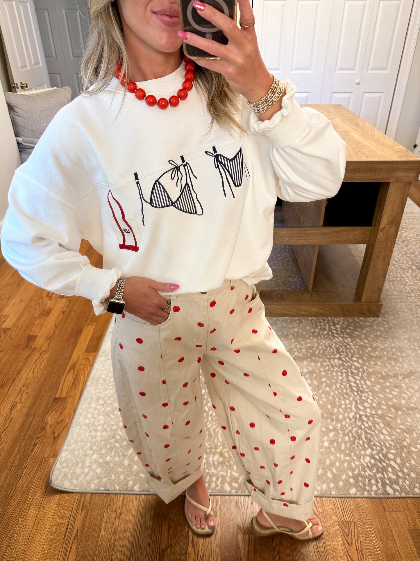 Marlowe Sweatshirt- White
